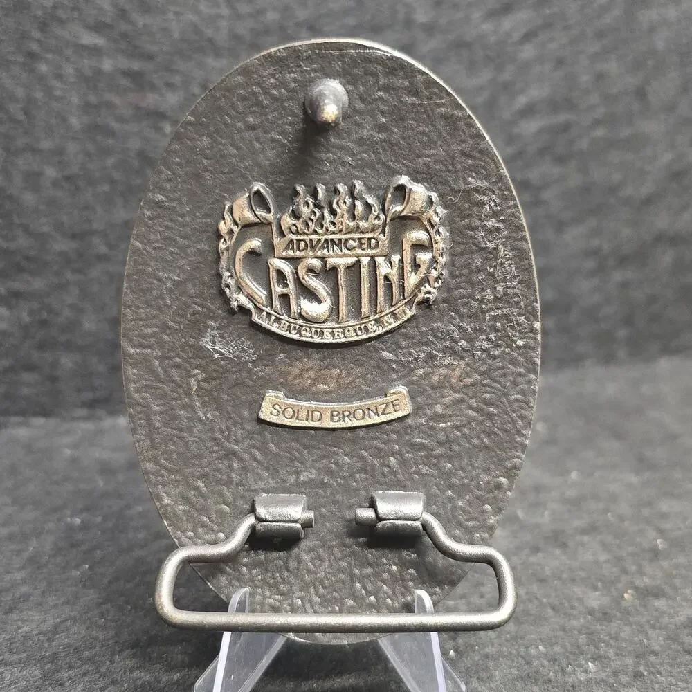 Vintage 1990 Unocal Spirit of 76 A Century of Excellence Solid Bronze Buckle